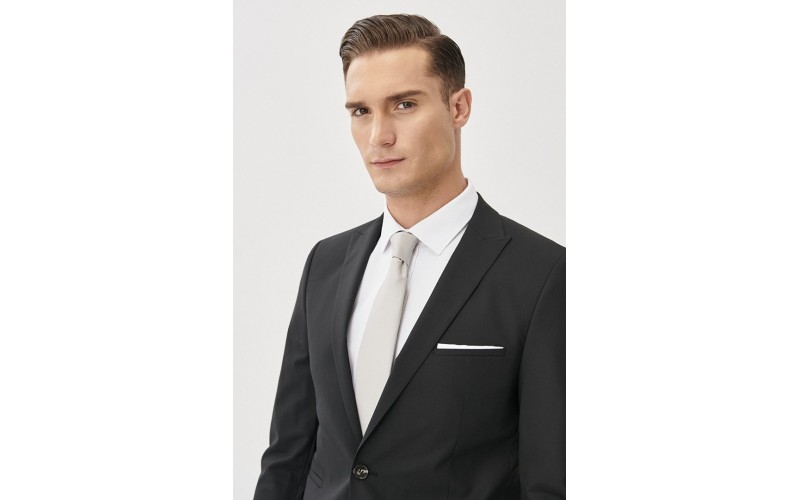 Altınyıldız Classics Combinaison de sport noire slim pour homme